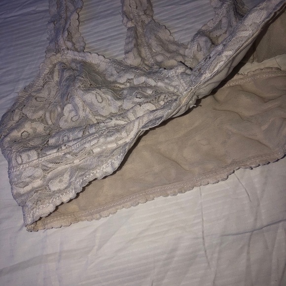 Woman's Free People White Bralette Size S - Picture 7 of 10